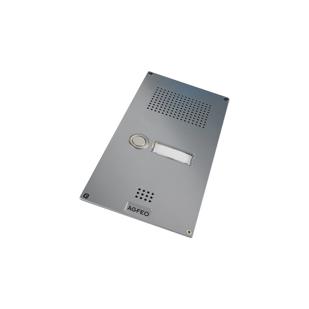 Produktbild för AGFEO Premium TFE 1 - dörrklocka - 1 button - silver