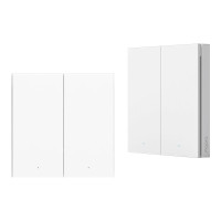 Produktbild för Aqara H1 - smart omkopplare - neutralt saknas - 802.15.4, ZigBee 3.0 - vit