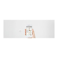 Produktbild för Aqara ZNCZ12LM - smart kontakt - ZigBee - vit, grå
