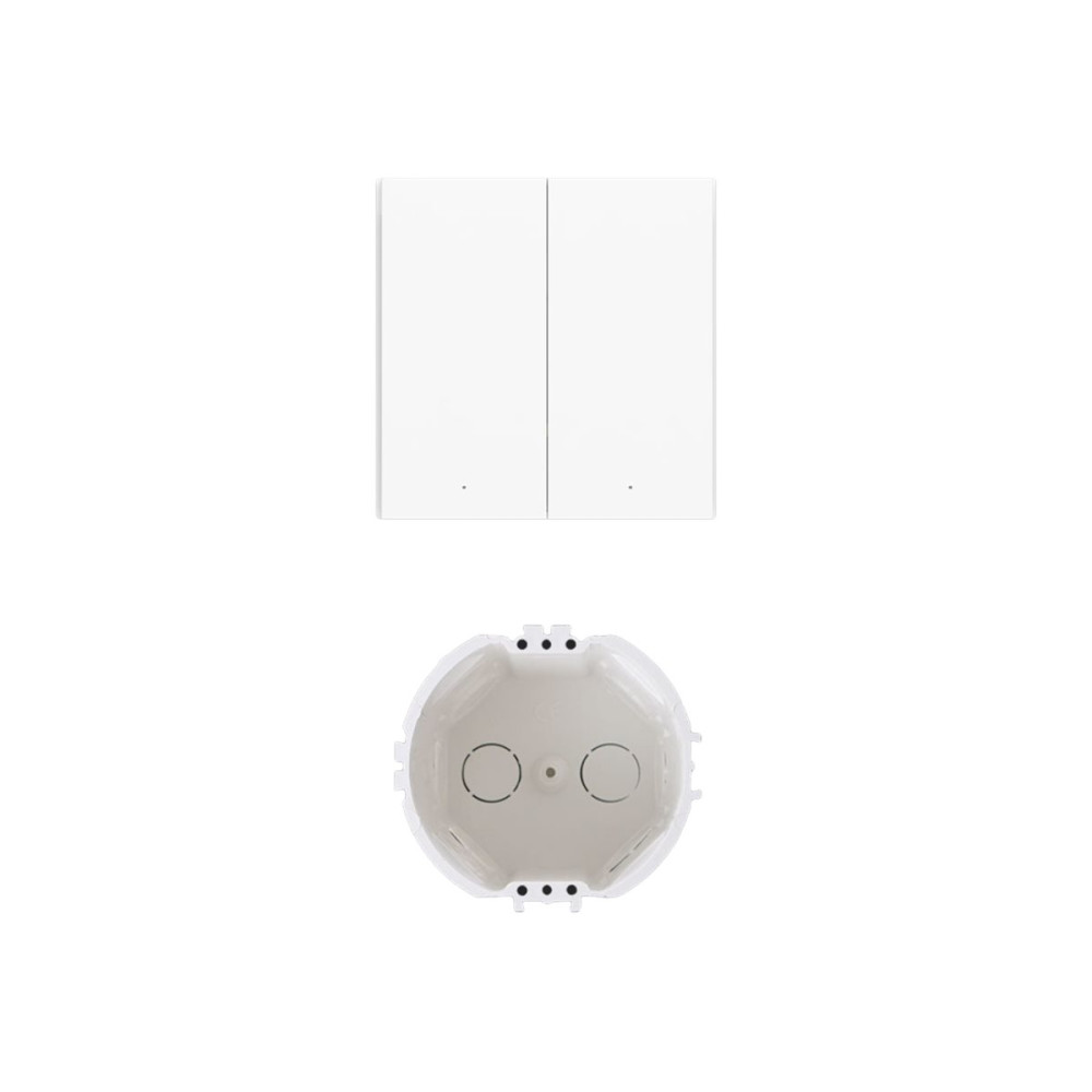 Produktbild för Aqara H1 - smart omkopplare - med neutralt - ZigBee 3.0 - vit