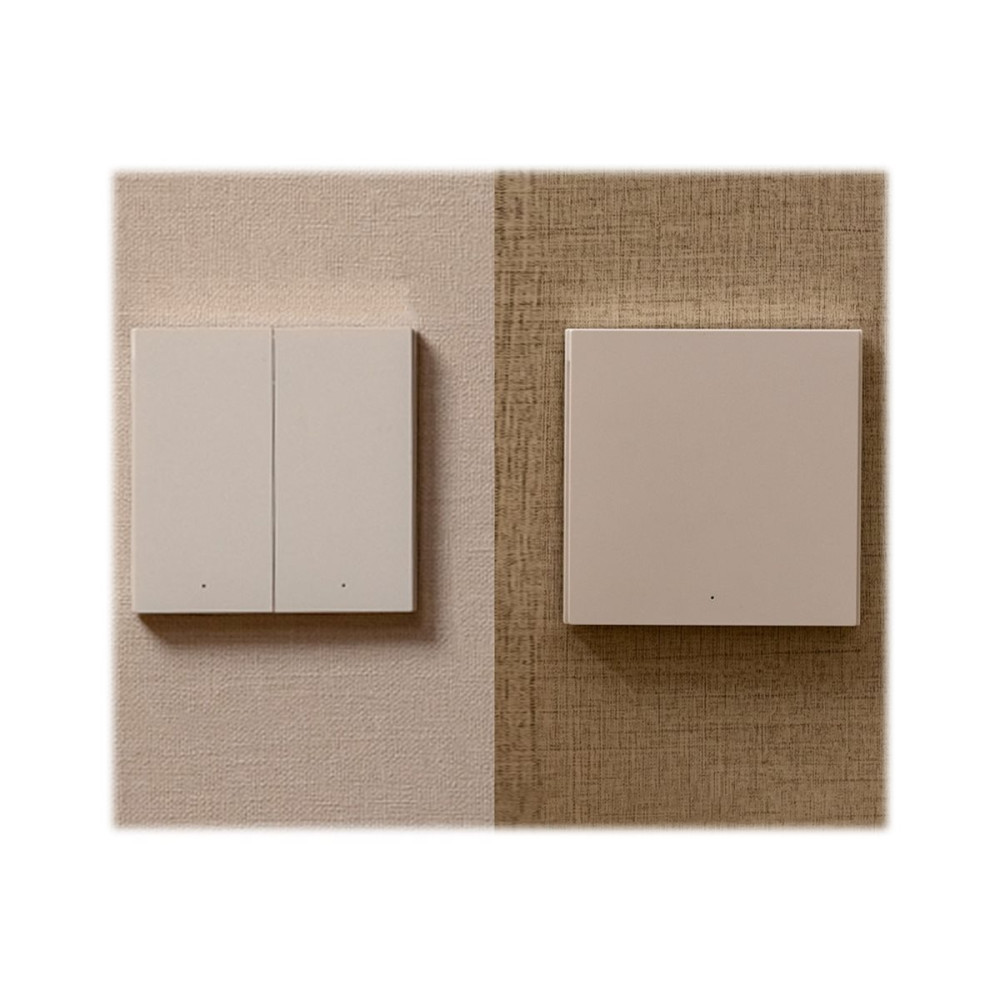 Produktbild för Aqara H1 - smart omkopplare - med neutralt - ZigBee 3.0 - vit