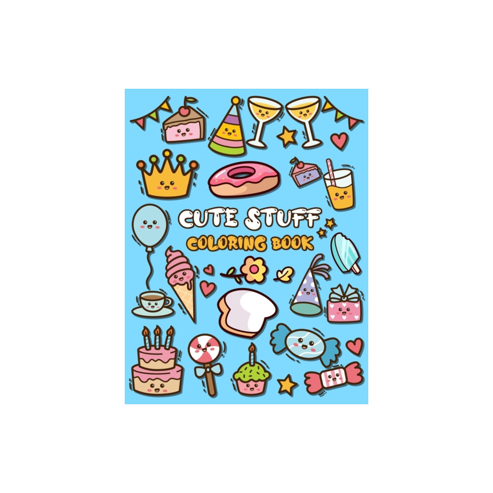 Produktbild för Cute Stuff Coloring Book (häftad, eng)