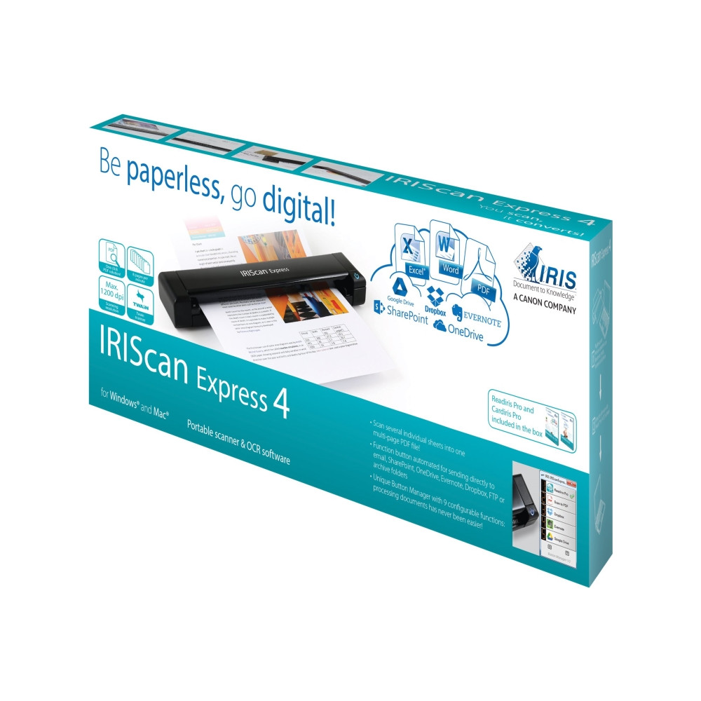 Produktbild för I.R.I.S. IRISCan Express 4 - arkmatad skanner - bärbar - USB