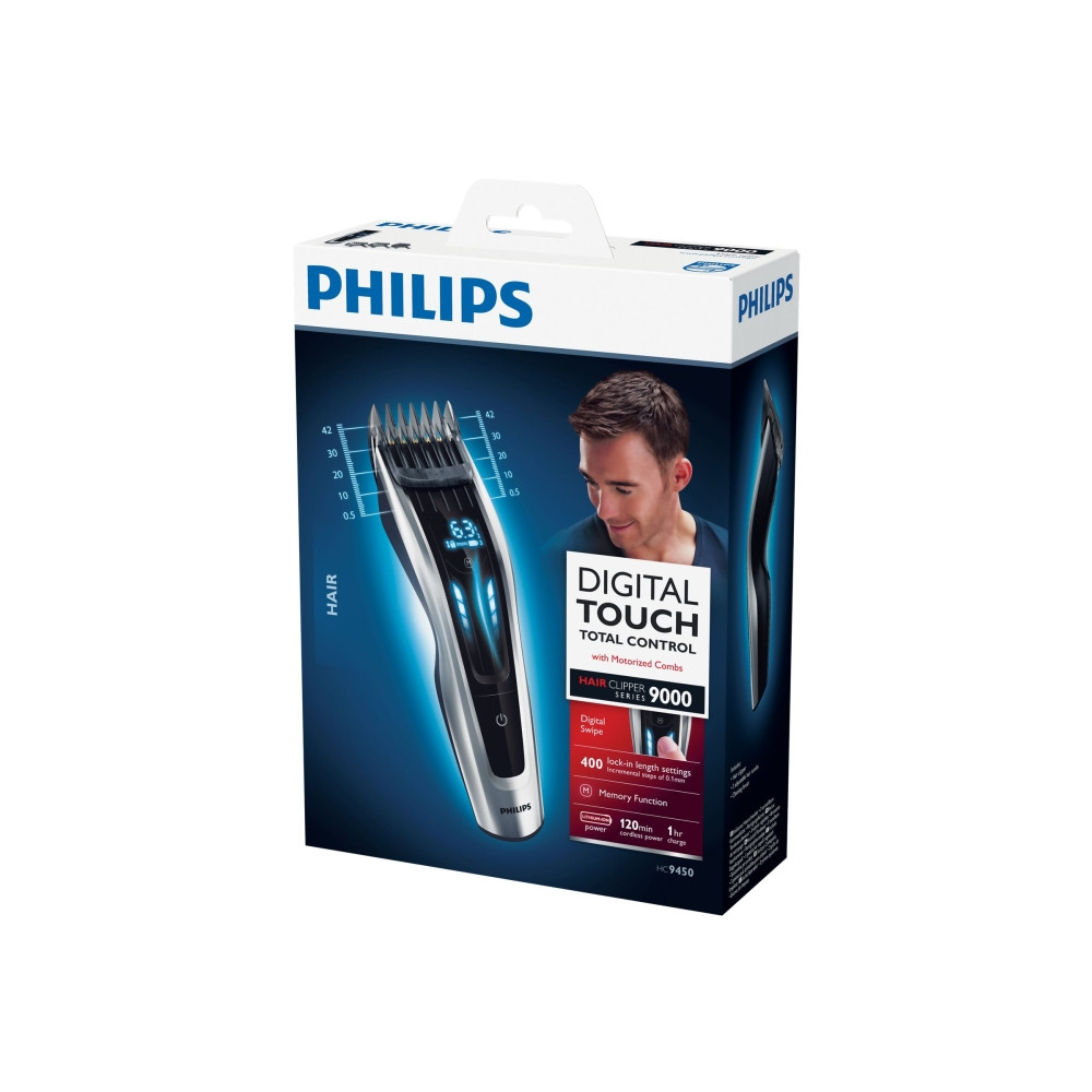 Produktbild för Philips HAIRCLIPPER Series 9000 HC9450 - hårtrimmare