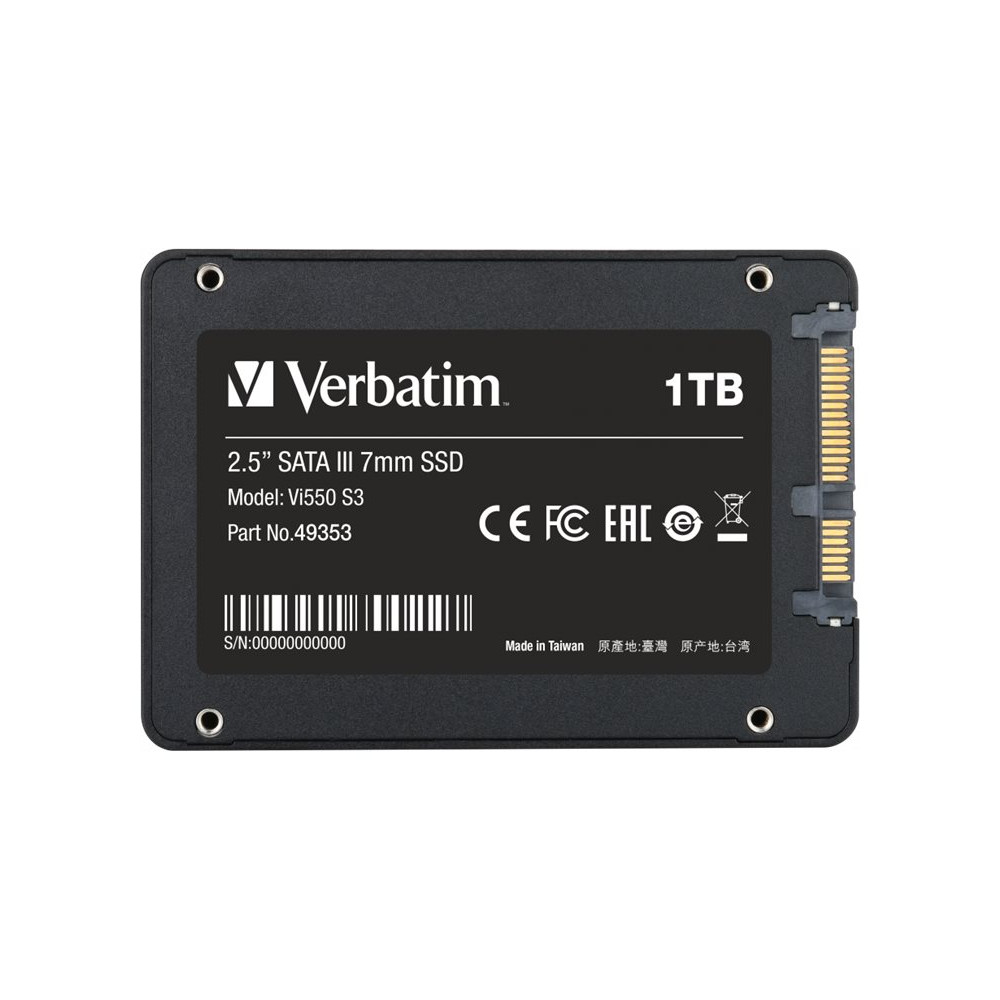 Produktbild för Verbatim Vi500 S3 - SSD - 1 TB - SATA 6Gb/s