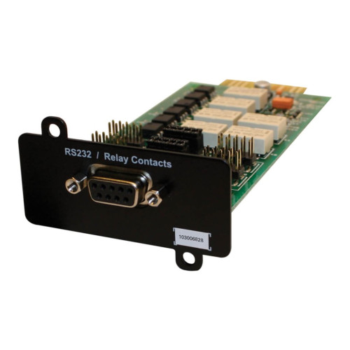 Eaton Corporation Eaton DB9 RS-232 Relay/Serial Interface Mini-Slot Card for 5PX G2, 9SX, and 9PX Lithium-ion UPS Systems - adapter för administration på distans