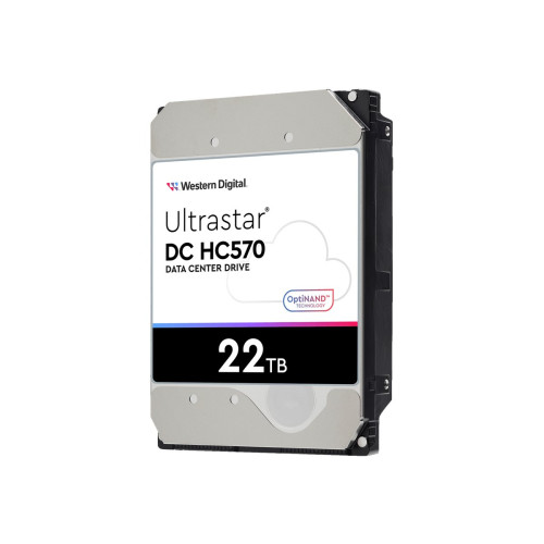 Western Digital WD Ultrastar DC HC570 - hårddisk - 22 TB - SATA 6Gb/s
