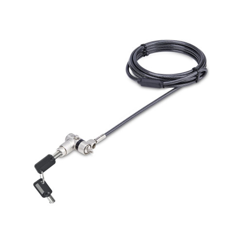 StarTech.com Universal Laptop Lock 6.6ft (2m), Security Cable For Notebook Compatible With Noble Wedge/Nano/K-Slot; Keyless Combination Locking Cable