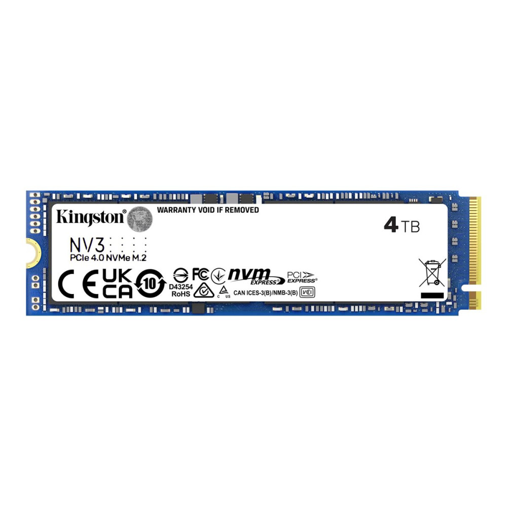 Produktbild för Kingston NV3 - SSD - 4 TB - PCIe 4.0 x4 (NVMe)