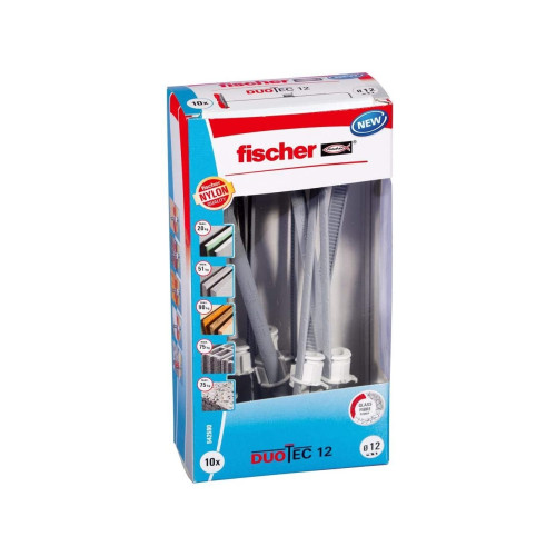 Fischer Vipp-/hylldübel Fischer DuoTec 12 för skruvar 5,0 x 6,0 mm p...