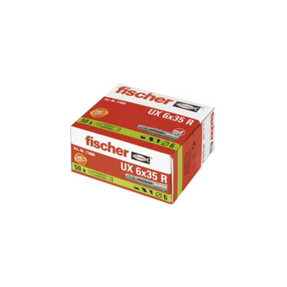 Produktbild för Fischer 77889, Väggplugg, Autoklaverad lättbetong, Tegel, Be...