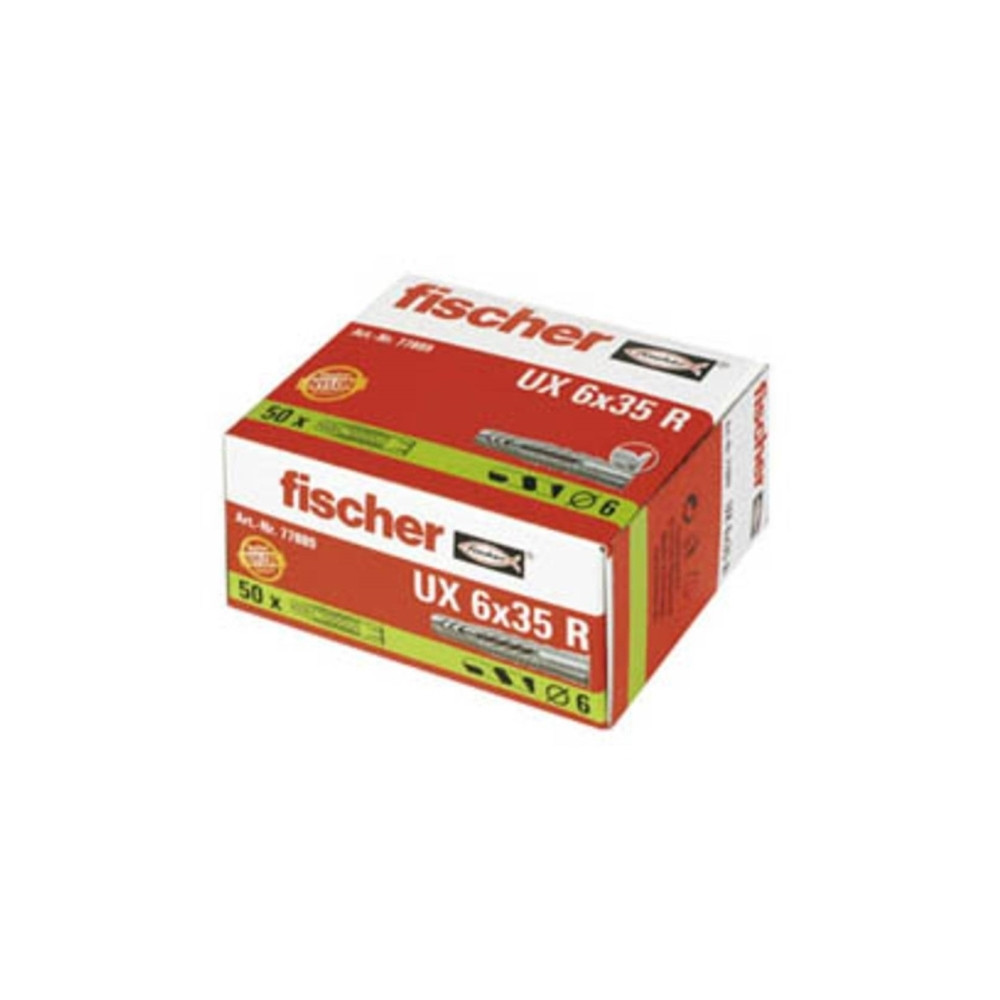 Produktbild för Fischer 77889, Väggplugg, Autoklaverad lättbetong, Tegel, Be...