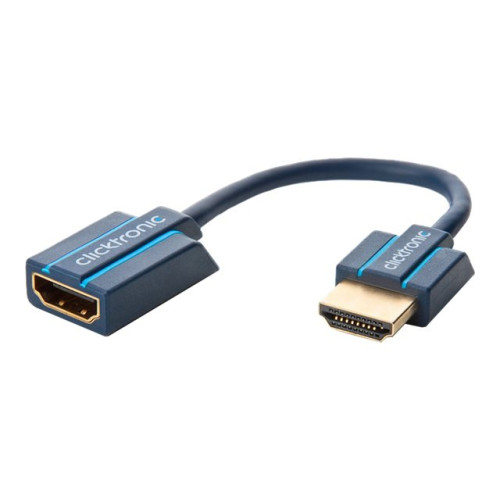 ClickTronic ClickTronic Flexadapter 0010 - HDMI-förlängningskabel med Ethernet - 10 cm