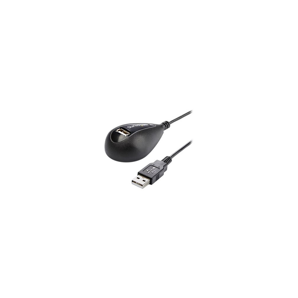 Produktbild för StarTech.com 5ft Desktop USB Extension Cable - A Male to A Female - 5 ft USB A to A Extension Cable - 5ft USB 2.0 Extension cord (USBEXTAA5DSK) - USB-förlängningskabel - USB till USB - 1.5 m
