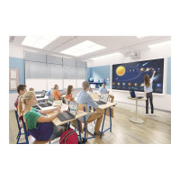 Produktbild för Epson EB-770F - 3LCD-projektor - ultrakort kastavstånd - 802.11a/b/g/n/ac trådlös/LAN/Miracast - vit