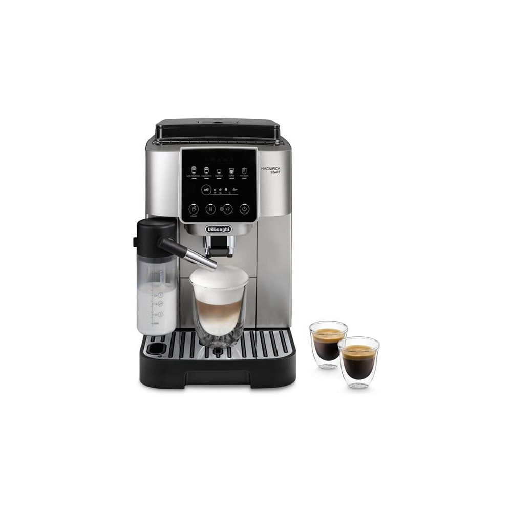 Produktbild för De'Longhi Magnifica Start ECAM220.80.SB - automatisk kaffekokare med cappuccinatore - 15 bar - silver/svart