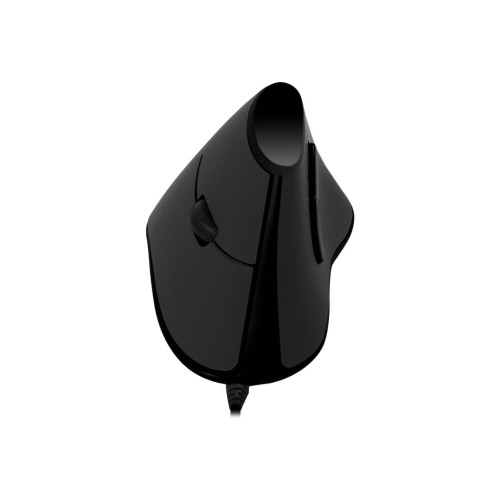 LogiLink LogiLink Ergonomic Vertical - vertikal mus - USB - svart