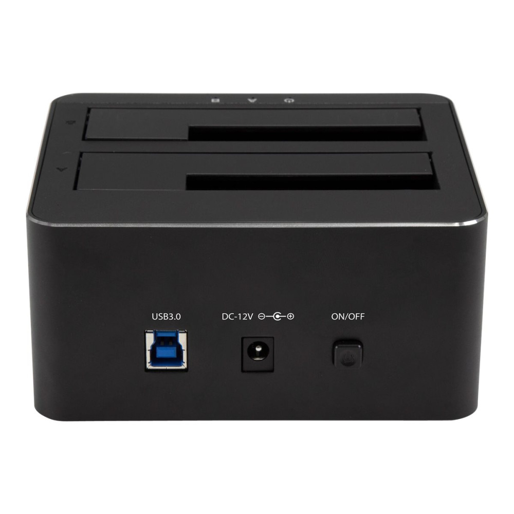Produktbild för StarTech.com Dual-Bay USB 3.0 to SATA Hard Drive Docking Station, USB Hard Drive Dock, External 2.53.5 SATA IIIIII, SSDHDD Docking Station, Hot-Swap Hard Drive Bay - Top-Loading - kontrollerkort - SATA 6Gb/s - USB 3.0