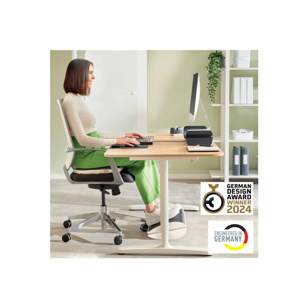 Produktbild för Leitz Ergo - fotstöd - grå