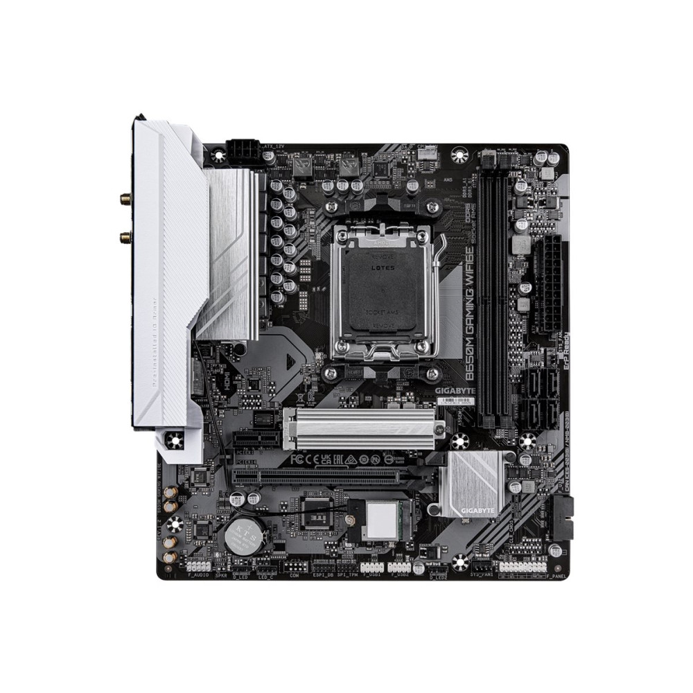 Produktbild för Gigabyte B650M GAMING WIFI6E - moderkort - micro ATX - Socket AM5 - AMD B650