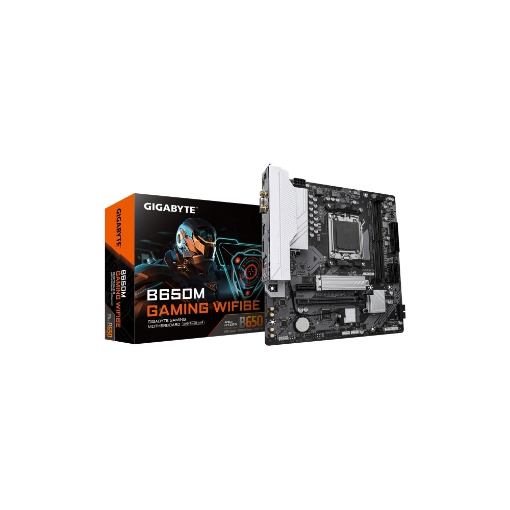 Produktbild för Gigabyte B650M GAMING WIFI6E - moderkort - micro ATX - Socket AM5 - AMD B650