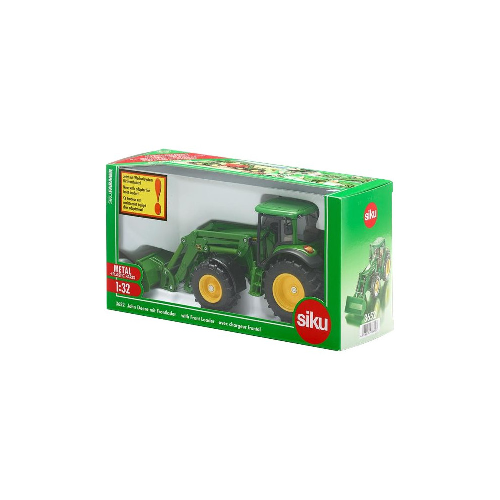 Produktbild för Siku Farmer - John Deere med frontlastare
