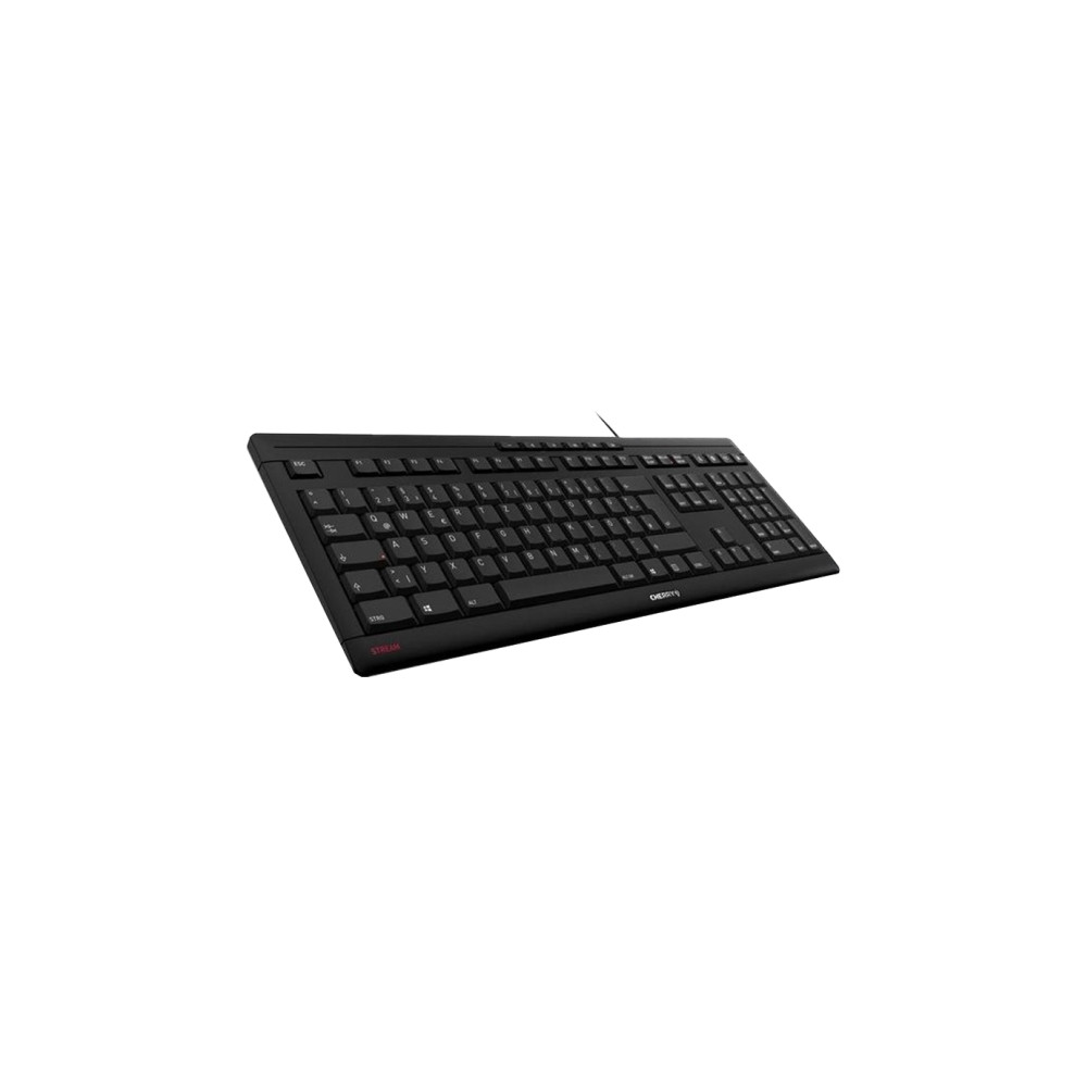 Produktbild för CHERRY STREAM KEYBOARD - tangentbord - hela norden - svart Inmatningsenhet