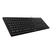 Produktbild för CHERRY STREAM KEYBOARD - tangentbord - hela norden - svart Inmatningsenhet