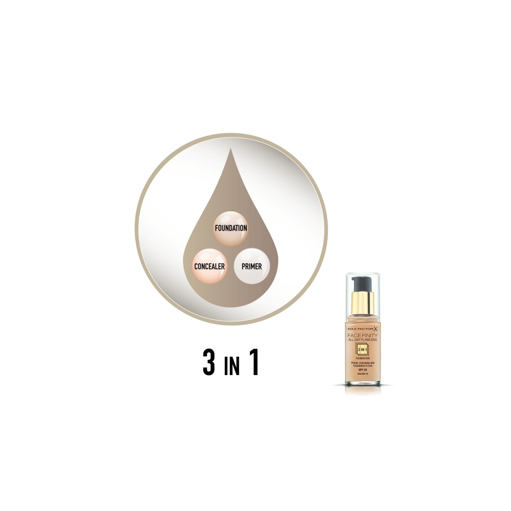 Produktbild för Max Factor Facefinity All Day Flawless Flexi-Hold 3in1 Prime...