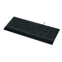 Produktbild för Logitech Corded K280e - tangentbord - USA, internationellt Inmatningsenhet