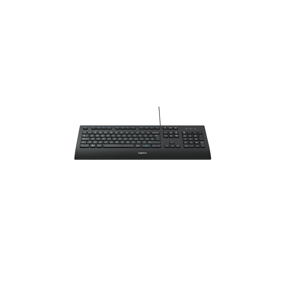 Produktbild för Logitech Corded K280e - tangentbord - USA, internationellt Inmatningsenhet