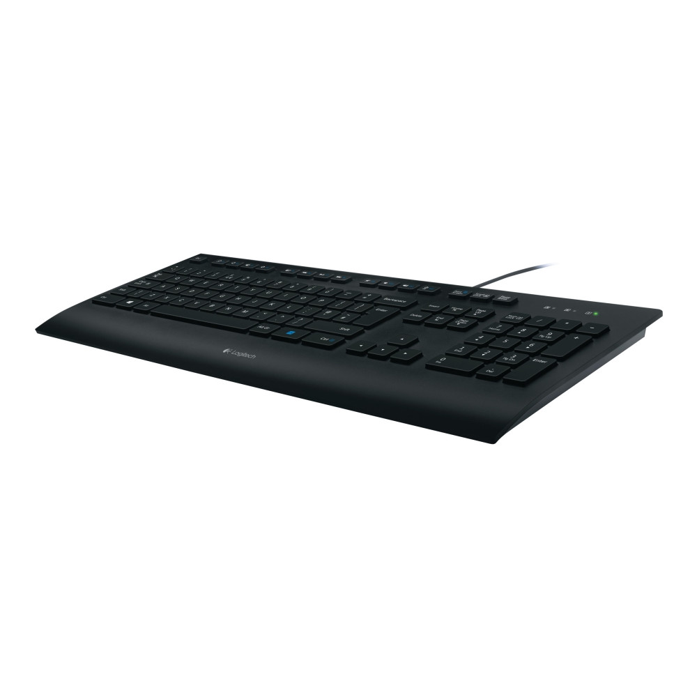 Produktbild för Logitech Corded K280e - tangentbord - USA, internationellt Inmatningsenhet