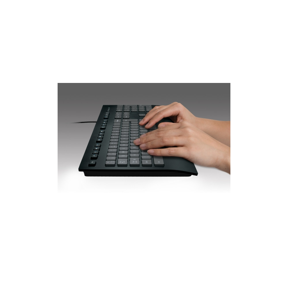 Produktbild för Logitech Corded K280e - tangentbord - USA, internationellt Inmatningsenhet