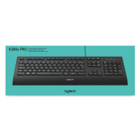 Produktbild för Logitech Corded K280e - tangentbord - USA, internationellt Inmatningsenhet