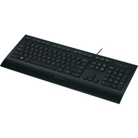 Produktbild för Logitech Corded K280e - tangentbord - USA, internationellt Inmatningsenhet