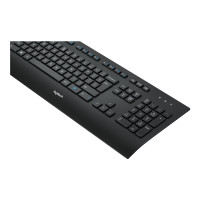Produktbild för Logitech Corded K280e - tangentbord - USA, internationellt Inmatningsenhet