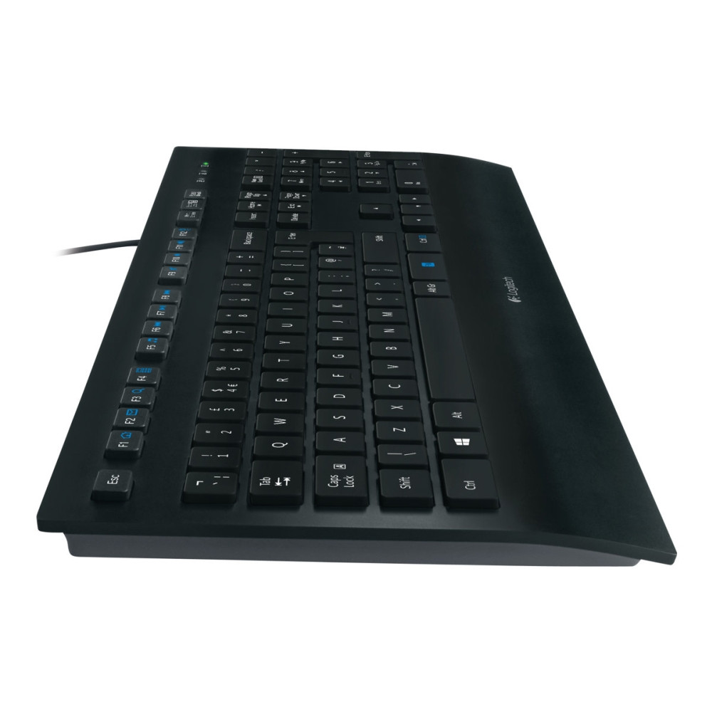 Produktbild för Logitech Corded K280e - tangentbord - USA, internationellt Inmatningsenhet