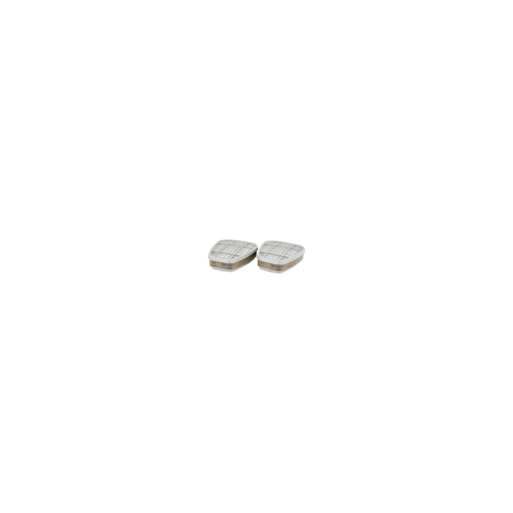 Produktbild för 3M 6051, Gas- och ångkassett, 32 styck, A1, 3M™ Half Facepie...