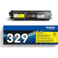 Produktbild för Brother TN329Y - gul - original - tonerkassett