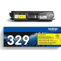 Produktbild för Brother TN329Y - gul - original - tonerkassett