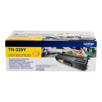 Produktbild för Brother TN329Y - gul - original - tonerkassett