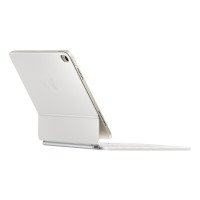 Produktbild för Apple Magic Keyboard - tangentbord och foliefodral - med pekdyna - QWERTY - dansk - vit Inmatningsenhet