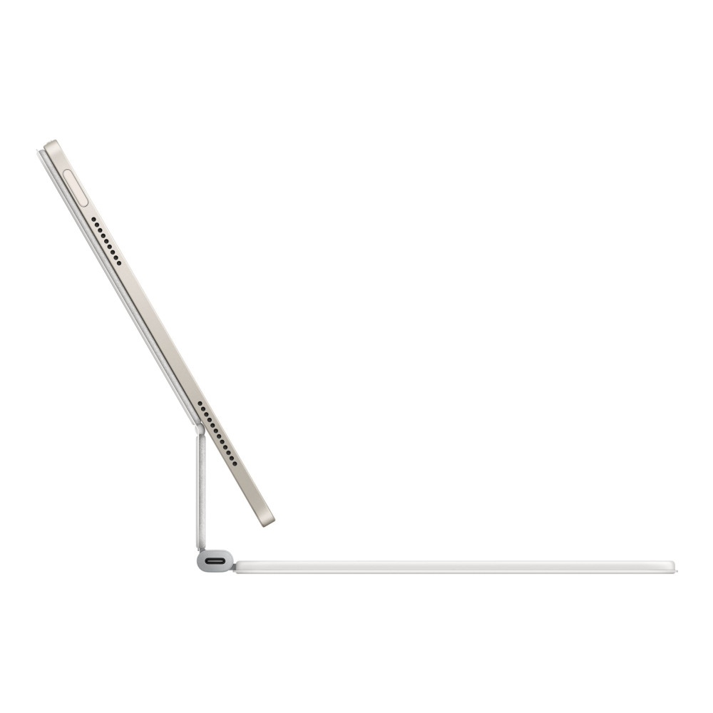 Produktbild för Apple Magic Keyboard - tangentbord och foliefodral - med pekdyna - QWERTY - dansk - vit Inmatningsenhet