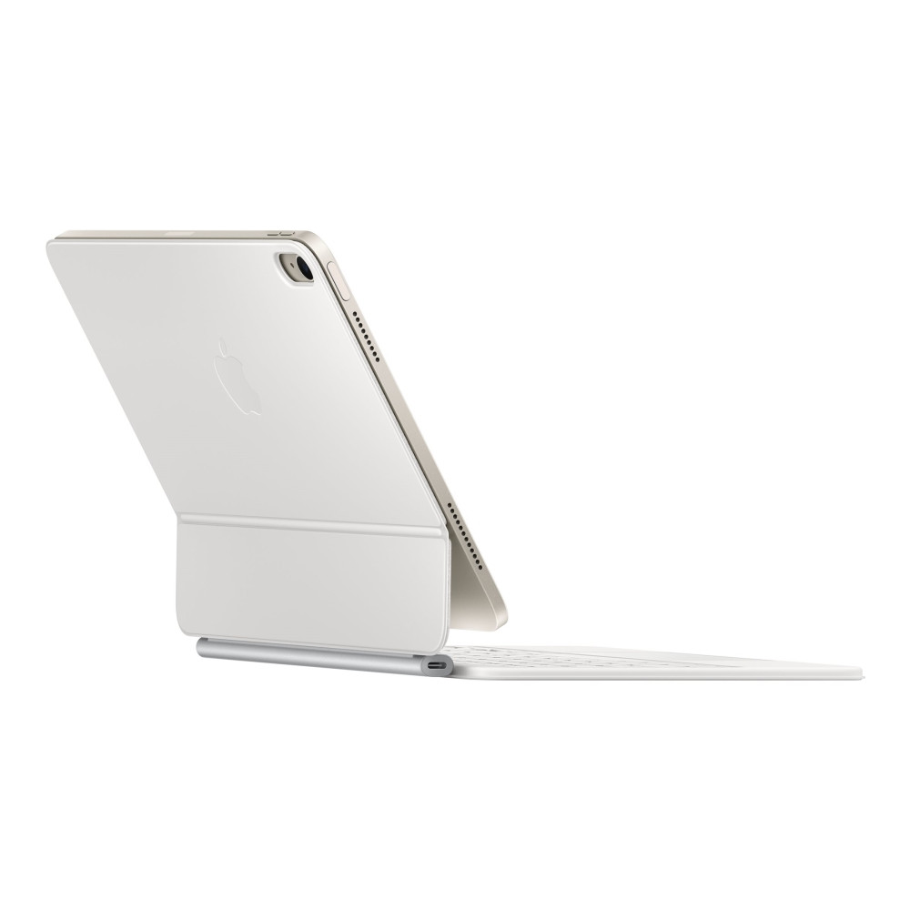 Produktbild för Apple Magic Keyboard - tangentbord och foliefodral - med pekdyna - QWERTY - dansk - vit Inmatningsenhet