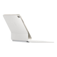 Produktbild för Apple Magic Keyboard - tangentbord och foliefodral - med pekdyna - QWERTY - dansk - vit Inmatningsenhet