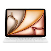 Produktbild för Apple Magic Keyboard - tangentbord och foliefodral - med pekdyna - QWERTY - dansk - vit Inmatningsenhet