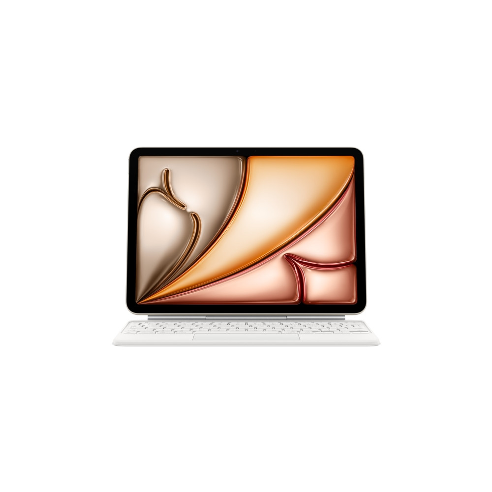 Produktbild för Apple Magic Keyboard - tangentbord och foliefodral - med pekdyna - QWERTY - dansk - vit Inmatningsenhet