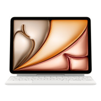 Produktbild för Apple Magic Keyboard - tangentbord och foliefodral - med pekdyna - QWERTY - dansk - vit Inmatningsenhet
