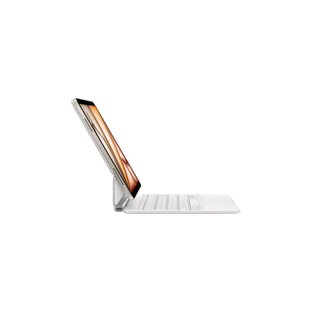 Produktbild för Apple Magic Keyboard - tangentbord och foliefodral - med pekdyna - QWERTY - dansk - vit Inmatningsenhet