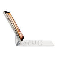 Produktbild för Apple Magic Keyboard - tangentbord och foliefodral - med pekdyna - QWERTY - dansk - vit Inmatningsenhet